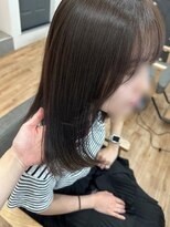 スーリール 鹿児島中央店(Sourire)&nbsp;メディアム×オリーブグレージュカラー