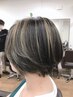 【白髪を活かした立体感カラー】カット+白髪ぼかしハイライト[新座/新座駅]