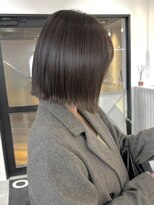 セロ 東辻井店(SERO)&nbsp;切りっぱなしボブ/グレージュ/ブリーチなしカラー