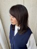 【大人女性の髪悩み解消】骨格補正カット＋艶イルミナカラー＋Tr ￥11500