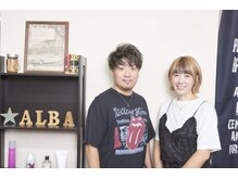 ヘアーメイク アルバ(hair make ALBA)の雰囲気（夫婦で仲良く営業してます♪）