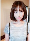 Cカールフラットボブ