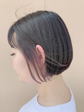 シェリッシュ ノース(Sheriche North) インナーカラー×クリアバイオレット【ブリーチ1回】