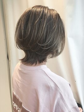 エイト 溝の口店(EIGHT) 【EIGHT溝の口】お客様スタイル_デザインカラー切りっぱなしボブ