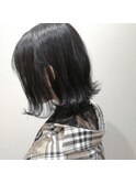 【ベルクープス天王寺】林原加昌 ボブ 暗染めダークグレー