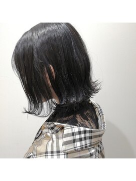 ベルクープス 天王寺店(Belle Coupes) 【ベルクープス天王寺】林原加昌 ボブ 暗染めダークグレー