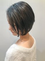 グラッシー センター北店(GLASSI)&nbsp;ツヤ髪黒髪スリークボブ厚めバング§