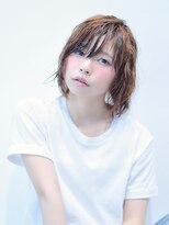 ココ 本八幡(KOKO)&nbsp;黒髪クラゲヘアーオリーブグレー小顔ココアベージュ丸型卵型ボブ