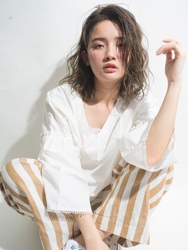 シルクレイ 新宿店(Silk-lei) 【Silk-lei】エッジデジタルパーマ_セクシーミディ