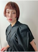 姫カットボブ＋オンまゆバング