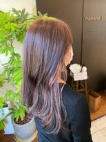 ナナナパレナ 梅田店(nanana parena)&nbsp;インナーカラーほんのりレッド透明感グラデ