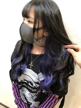 ヘアーグランデシーク(Hair Grande Seeek) インナーブルーパープルカラー