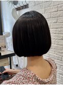美フォルム　切りっぱなしボブ