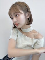 ゲーム 原宿店(GAME)&nbsp;ベージュ/切りっぱなし/オージュア/ダブルカラー/髪質改善/原宿