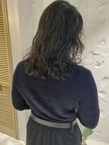 コフィー バイ メルト 吉祥寺(cofy by melt)&nbsp;【三ツ井純】ニュアンスパーマゆるふわミディアム アッシュ