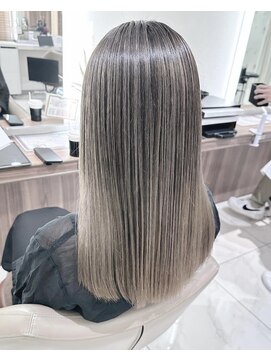 アッシュ 大宮店(Ash) 綺麗なイメージ像の髪質改善バレイヤージュ