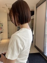 バディ ヘア フレス(BUDDY HAIR FRAIS)&nbsp;オレンジベージュのぷつっとボブ