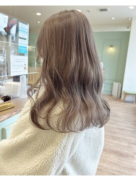 モリオフロムロンドン 大宮店(morio from London) 【morio坪井】ケアブリーチ ×ミルクティーべージュ