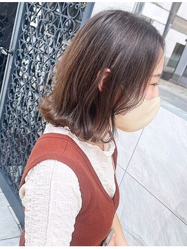 ブランシェ(branche) 切りっぱなし/シルキーベージュ/ミルクティーアッシュ