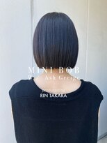 トリート 南行徳本店(TREAT) ミニボブ×アッシュグレージュ