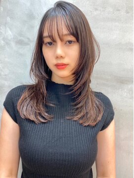 ロンドアベニール 北千住(Lond avenir) レイヤーカット　ナチュラルブラウン　西田大樹