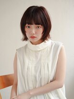 ムク 甲府(muku.)&nbsp;前髪/マチルダボブ/ピンクベージュインナー/グレージュ[甲府駅]