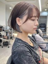 グラフ 日本橋(GRAFF) くびレイヤーエモージュ前髪ミディアムボブインナー