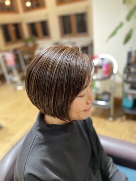 ラ クープ Lacoupe 極細ハイライト 白髪ぼかしカラー