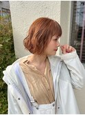 ナチュラル切りっぱなしボブ