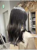 透明感のある、ブリーチなしグレージュ【大阪/京橋】