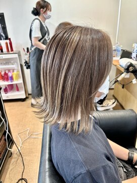 リシェールグリーン 越谷花田店(RICHAIR GREEN) カール/セミディ/シアーカラー/姫カット/北越谷