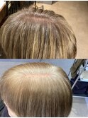 根元染め1ヶ月後BeforeAfter