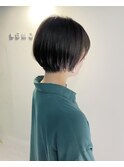 デザインカラー/レイヤーカット/ウェットヘア/オリーブベージュ