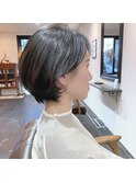 落ちついたショートボブ