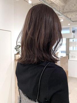 ノウハウ タニマチ(KNOWHOW tanimachi) ふわっとレイヤー/ラベンダーべージュ/ミディアムヘア