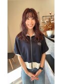 コテ巻き風デジタルパーマミディアムパーマボブパーマ大人可愛い