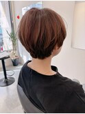 【お客様スタイル】ショートスタイル×ピンクグラデーション