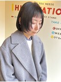 〈浅草 半個室〉マッシュボブ/オリーブグレー