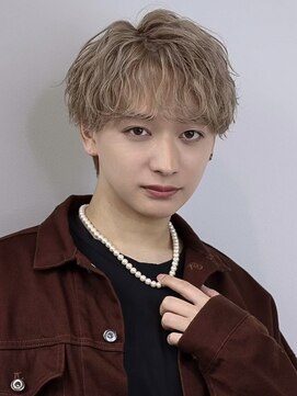 オーシャン トーキョー コウベ(OCEAN TOKYO KOBE) ニュアンスパーマダウンパーマ黒髪韓国マッシュツーブロック