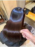 髪質改善*暗髪美髪ストレート*美髪【Zina大阪茨木】