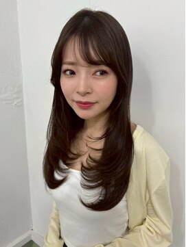 ハニー 町田(HONEY) レイヤーカット/小顔カット/オリーブベージュ/髪質改善3