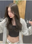 大人可愛い顔まわりレイヤーカットオリーブ20代30代