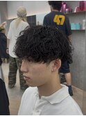シャドウパーマ波巻きスパイラルパーマウルフパーマ名古屋駅栄駅