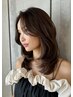 前髪とサイドバング～もみ上げまでの繋がる顔周りカット 3850円