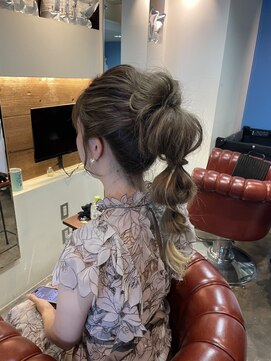 ホーミー(Homie) お呼ばれアレンジ/たまねぎヘア