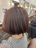 エモーション emotion hair ボブ×ピンク