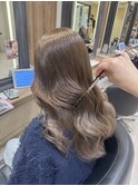 ライトニングダブルカラーで作るブラウングレージュ