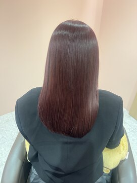 【room心斎橋EMI】ボルドーグロッシーストレート◎