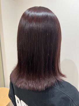 【ameri miyuki】深みある艶感ラベンダーブラウン◎