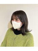 ブリーチを使った透明感カラー